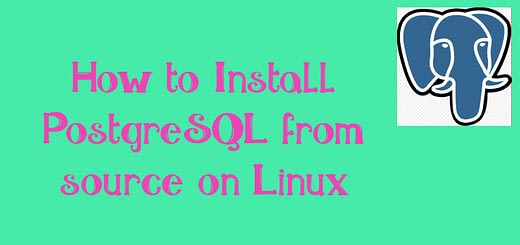 How to Install PostgreSQL from source on Linux