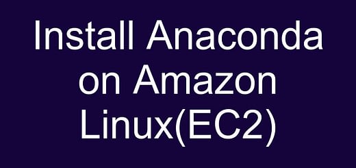 Install Anaconda on Amazon Linux
