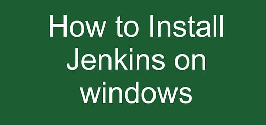 install jenkins on windows