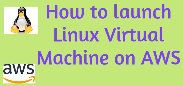 How to launch Linux Virtual Machine on AWS