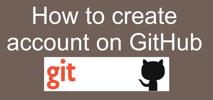 How to create account on GitHub