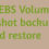 AWS EBS Volume snapshot backup and restore